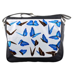 Butterfly Unique Background Messenger Bag by HermanTelo