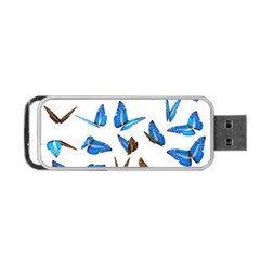 Butterfly Unique Background Portable Usb Flash (one Side)