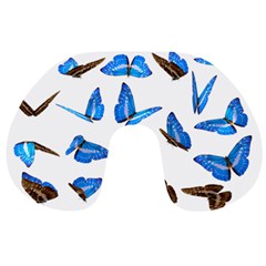 Butterfly Unique Background Travel Neck Pillow