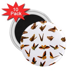 Butterflies Insect Swarm 2 25  Magnets (10 Pack)  by HermanTelo