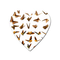 Butterflies Insect Swarm Heart Magnet by HermanTelo