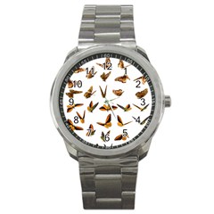 Butterflies Insect Swarm Sport Metal Watch