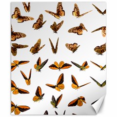 Butterflies Insect Swarm Canvas 8  X 10  by HermanTelo