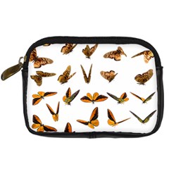 Butterflies Insect Swarm Digital Camera Leather Case by HermanTelo