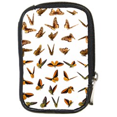 Butterflies Insect Swarm Compact Camera Leather Case