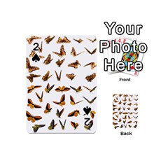 Butterflies Insect Swarm Playing Cards Double Sided (mini)