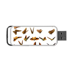 Butterflies Insect Swarm Portable Usb Flash (one Side) by HermanTelo