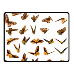 Butterflies Insect Swarm Double Sided Fleece Blanket (small)  by HermanTelo