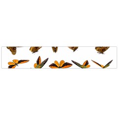 Butterflies Insect Swarm Large Flano Scarf  by HermanTelo