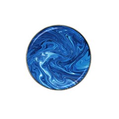 Blue Pattern Texture Art Hat Clip Ball Marker