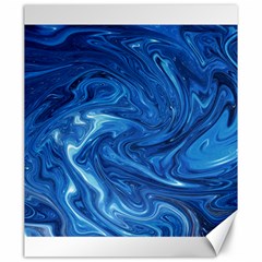 Blue Pattern Texture Art Canvas 20  X 24 