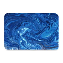 Blue Pattern Texture Art Plate Mats by HermanTelo