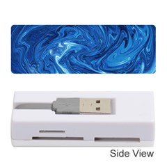 Blue Pattern Texture Art Memory Card Reader (stick)