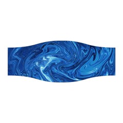 Blue Pattern Texture Art Stretchable Headband by HermanTelo