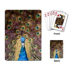 Bird Peacock Feather Playing Cards Single Design