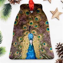 Bird Peacock Feather Ornament (bell) by HermanTelo