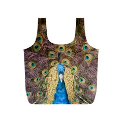 Bird Peacock Feather Full Print Recycle Bag (s)