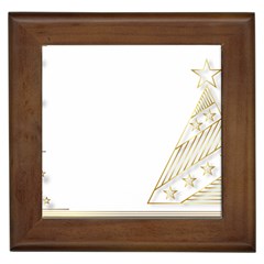 Christmas Tree Star Framed Tiles by HermanTelo