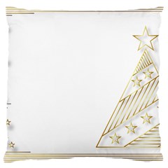 Christmas Tree Star Standard Flano Cushion Case (two Sides) by HermanTelo