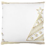 Christmas Tree Star Standard Flano Cushion Case (Two Sides) Front