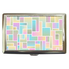 Color Blocks Abstract Background Cigarette Money Case