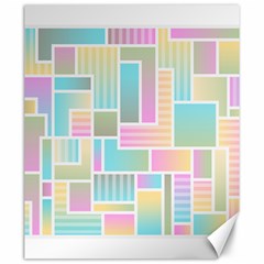 Color Blocks Abstract Background Canvas 20  X 24 