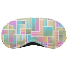 Color Blocks Abstract Background Sleeping Mask