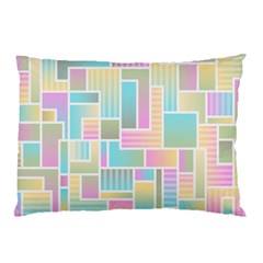 Color Blocks Abstract Background Pillow Case (two Sides) by HermanTelo