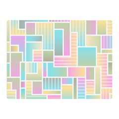 Color Blocks Abstract Background Double Sided Flano Blanket (mini) 