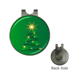 Christmas Tree Green Hat Clips With Golf Markers by HermanTelo