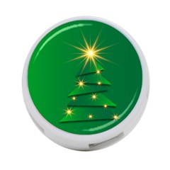 Christmas Tree Green 4-port Usb Hub (two Sides) by HermanTelo