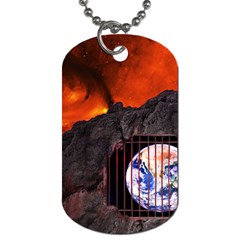 Earth Day Dog Tag (one Side) by HermanTelo