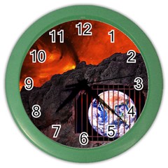 Earth Day Color Wall Clock