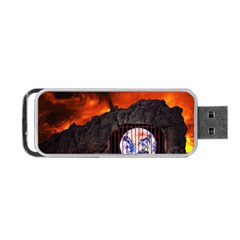 Earth Day Portable Usb Flash (one Side)