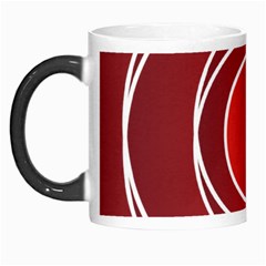 Circles Red Morph Mugs