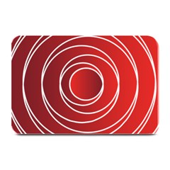 Circles Red Plate Mats