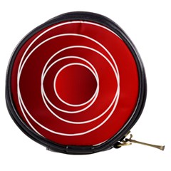 Circles Red Mini Makeup Bag