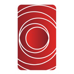 Circles Red Memory Card Reader (rectangular) by HermanTelo