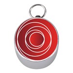 Circles Red Mini Silver Compasses Front