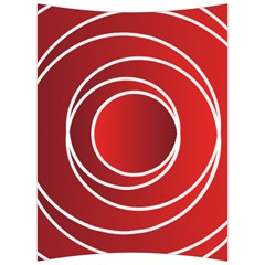 Circles Red Back Support Cushion