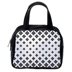 Concentric Plaid Classic Handbag (one Side)