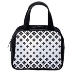 Concentric Plaid Classic Handbag (One Side) Front