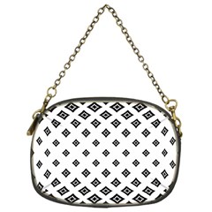 Concentric Plaid Chain Purse (one Side) by HermanTelo