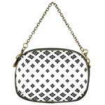 Concentric Plaid Chain Purse (One Side) Front