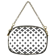 Concentric Plaid Chain Purse (two Sides) by HermanTelo