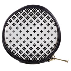 Concentric Plaid Mini Makeup Bag by HermanTelo