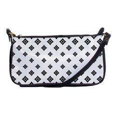 Concentric Plaid Shoulder Clutch Bag by HermanTelo