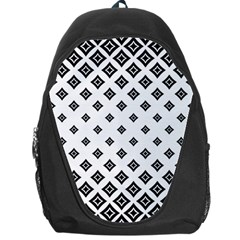 Concentric Plaid Backpack Bag by HermanTelo