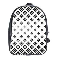 Concentric Plaid School Bag (xl) by HermanTelo