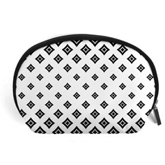 Concentric Plaid Accessory Pouch (large) by HermanTelo